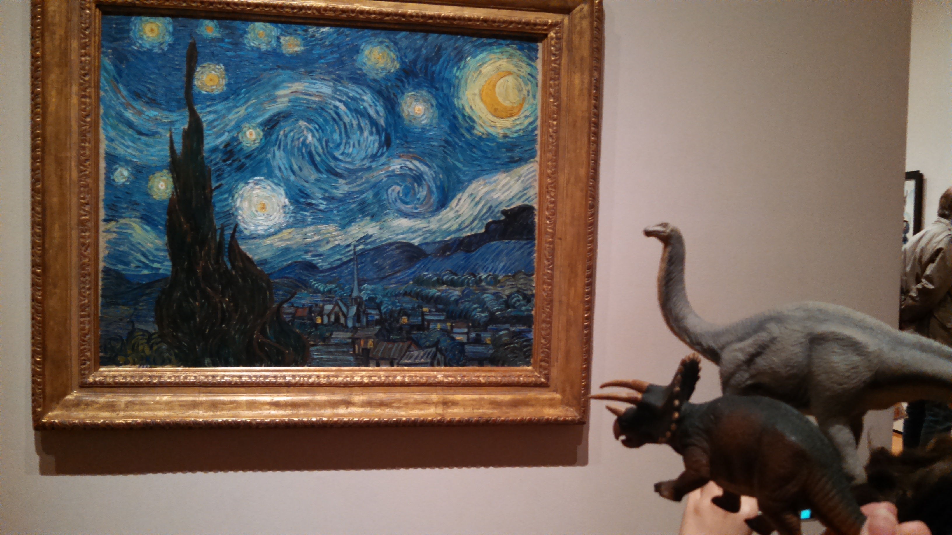 Dinos View The Starry Night